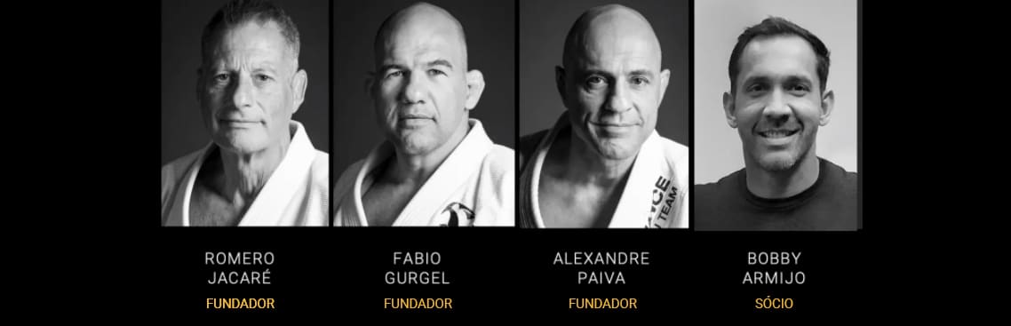 Fundadores e sócio da Alliance Jiu JItsu